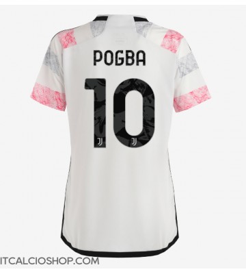 Juventus Paul Pogba #10 Seconda Maglia Femmina 2023-24 Manica Corta